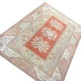 Oushak Handmade Floral Carpet