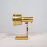 Mid-Century Modern Set of 3 Brass Wall Sconces by Sundstedt Sweden