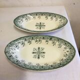 Old raviers, small dishes oval armer