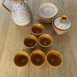 Niderviller Fauve model coffee set – 14 pieces, stamped, excellent