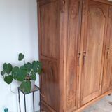 Art Deco walnut wardrobe