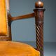 French armchair 19th century leather