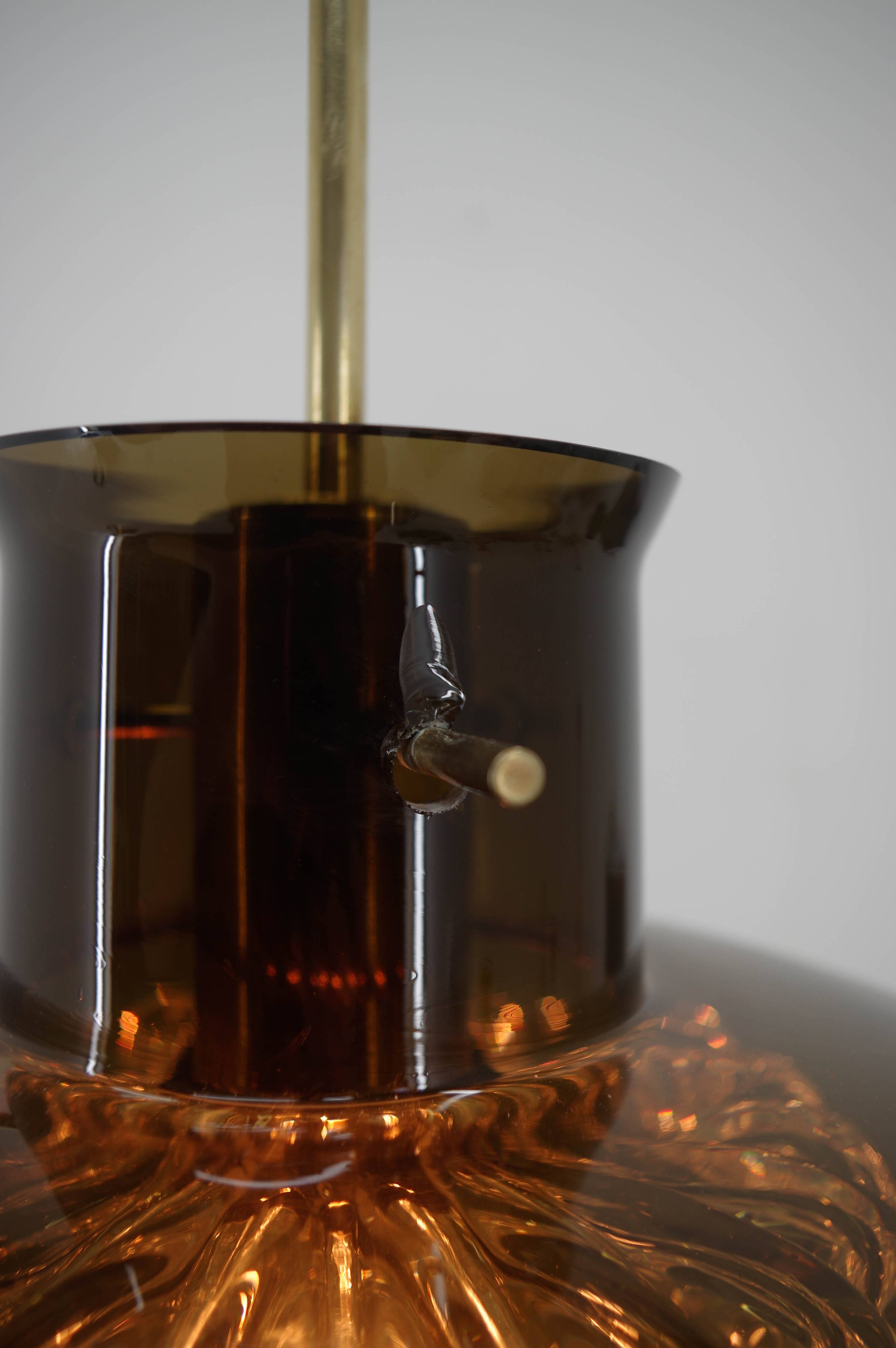 Pendant by Carl Fagerlund for Orrefors, 1970s