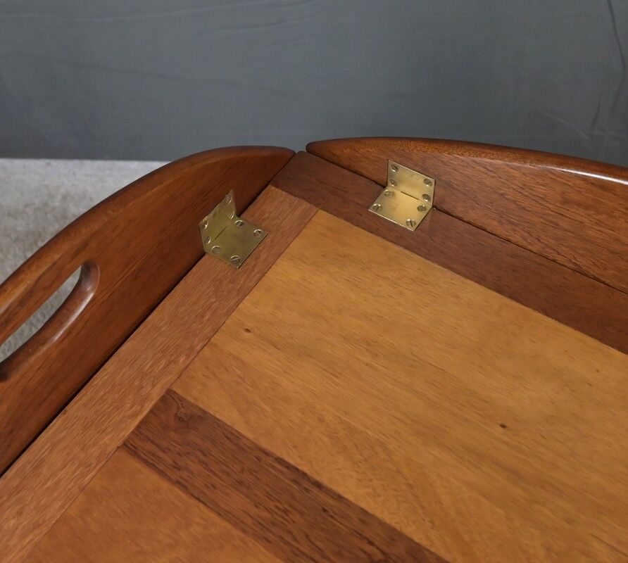 Table de majordome pliante en acajou – 1940