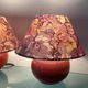 Pair of vintage "Mignon" ceramic lamps from the 1980s.