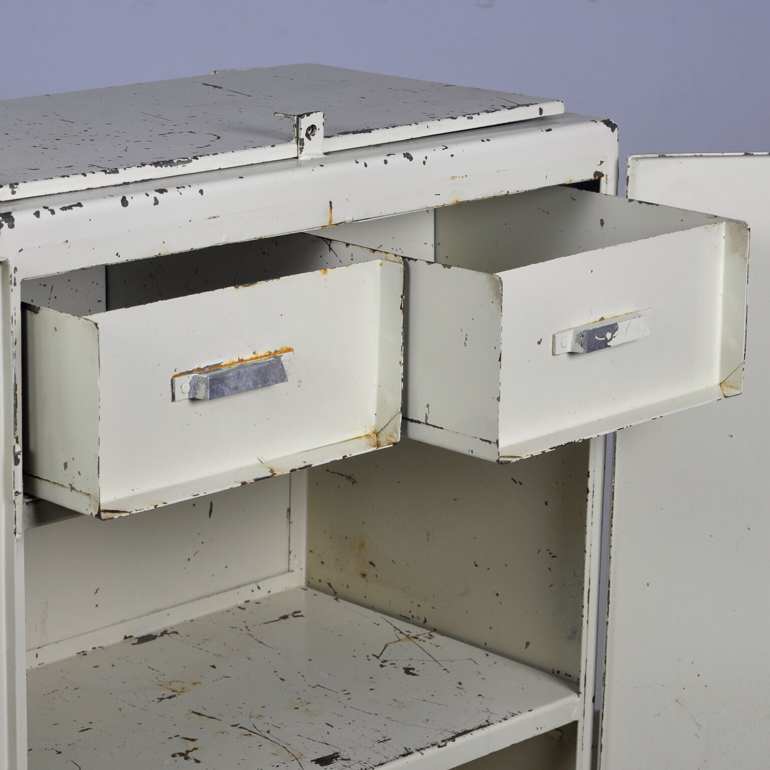 Industrial iron cabinet, 1960s