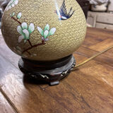 Chinese cloisonné lamp