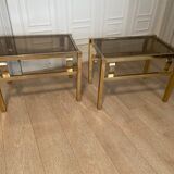 Pair of side table Hollywood Regency, 1970