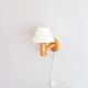 Swedish pine wall light, Solbackens Svarveri, Sweden, 1970s