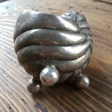 Silver shell ashtray