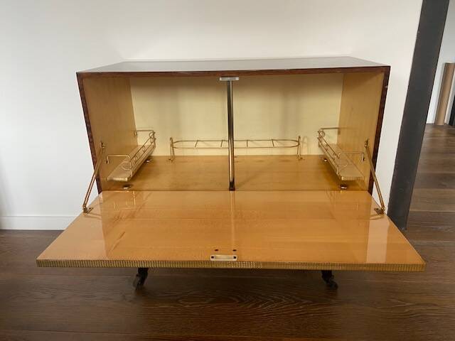 Vintage Formica bar cabinet