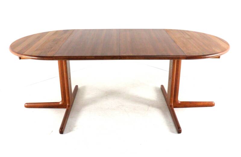Table à manger extensible ronde 2x 'Gistrup' danoise