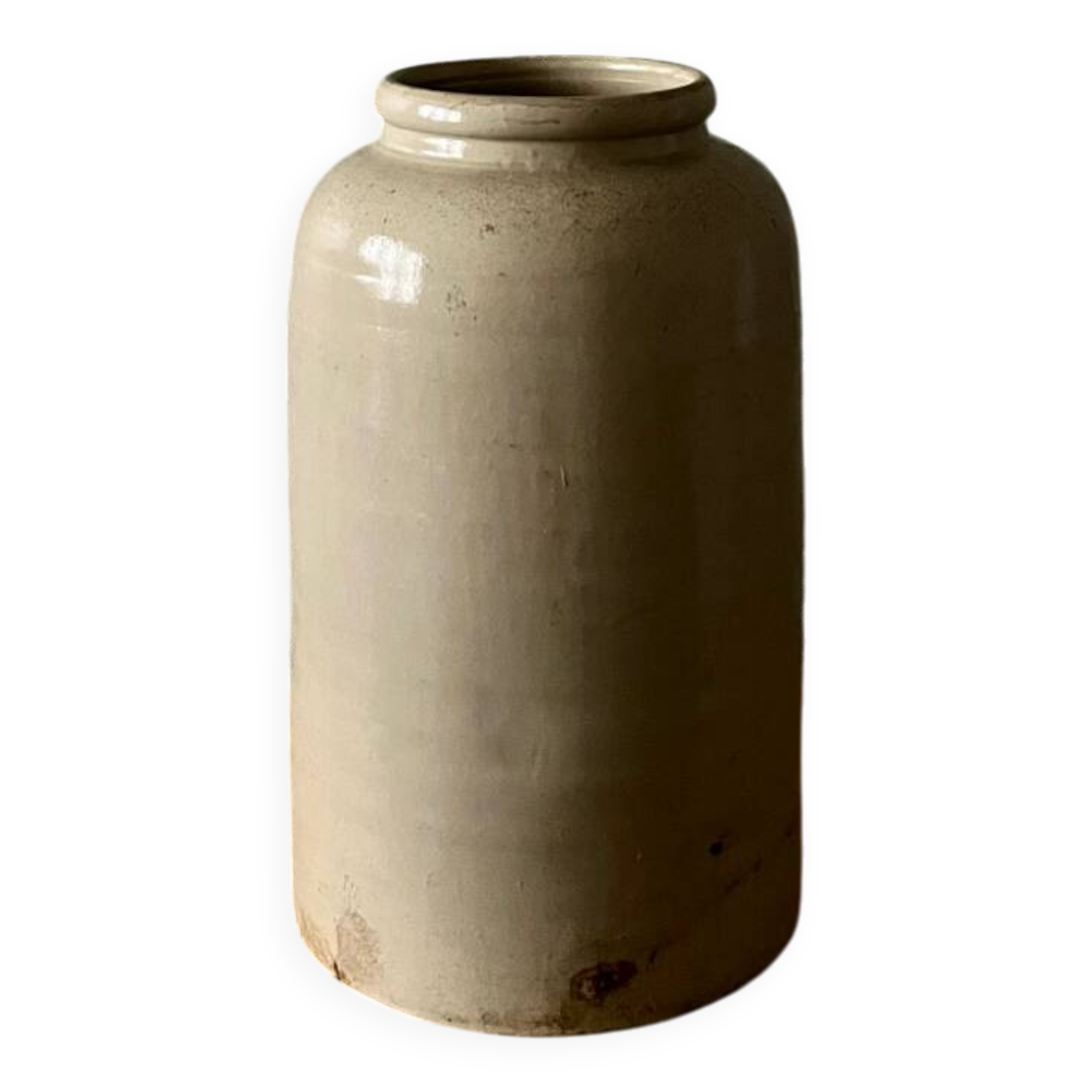 Large glazed stoneware vase