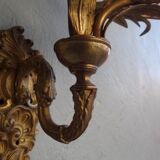 Applied Napoleon III bronze Golden Flower