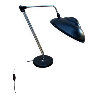 50s 60s black and chrome desk lamp