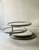 Removable coffee table in chrome, glass & mirror by Milo Baughman, design 1970.