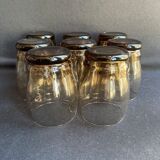 Liquor service smoked glass