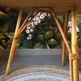Table basse rotin