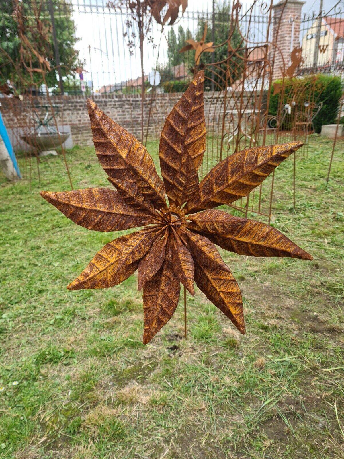 spinning flower, iron windmill