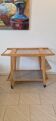 Vintage wooden sideboard from the 1970s.