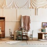 Set of 7 vintage pink glasses