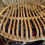 Pair of vintage rattan armchairs – 60s/70s design