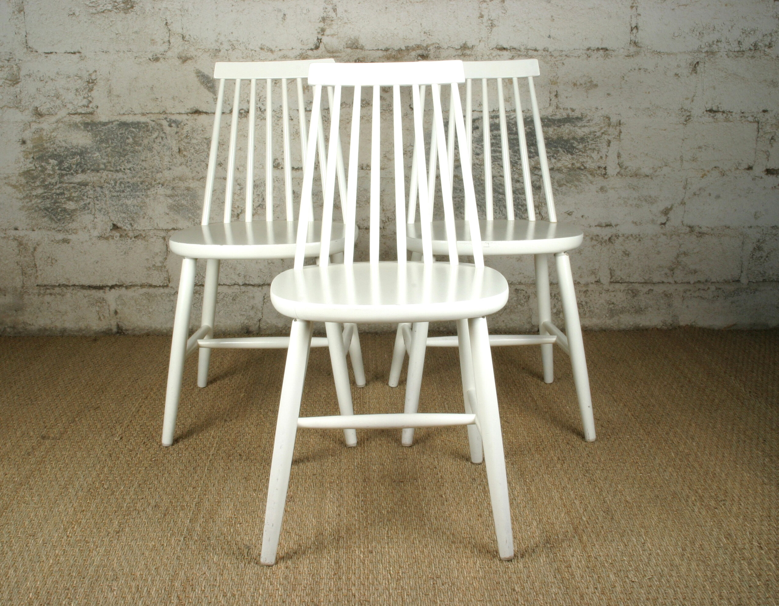 Chaise blanche scandinave