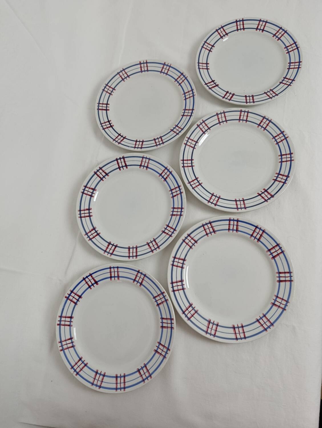 Dessert plates Sarreguemines Poitou set of 6
