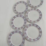 Dessert plates Sarreguemines Poitou set of 6