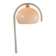 Floor lamp white metal and plastic space age