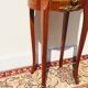 Console - table pedestal table marquetry style louis xv