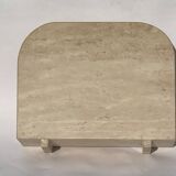 Travertin magazine rack