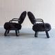 Pair of limited edition lounge chairs by Olivier De Schrijver for Ode’s Design