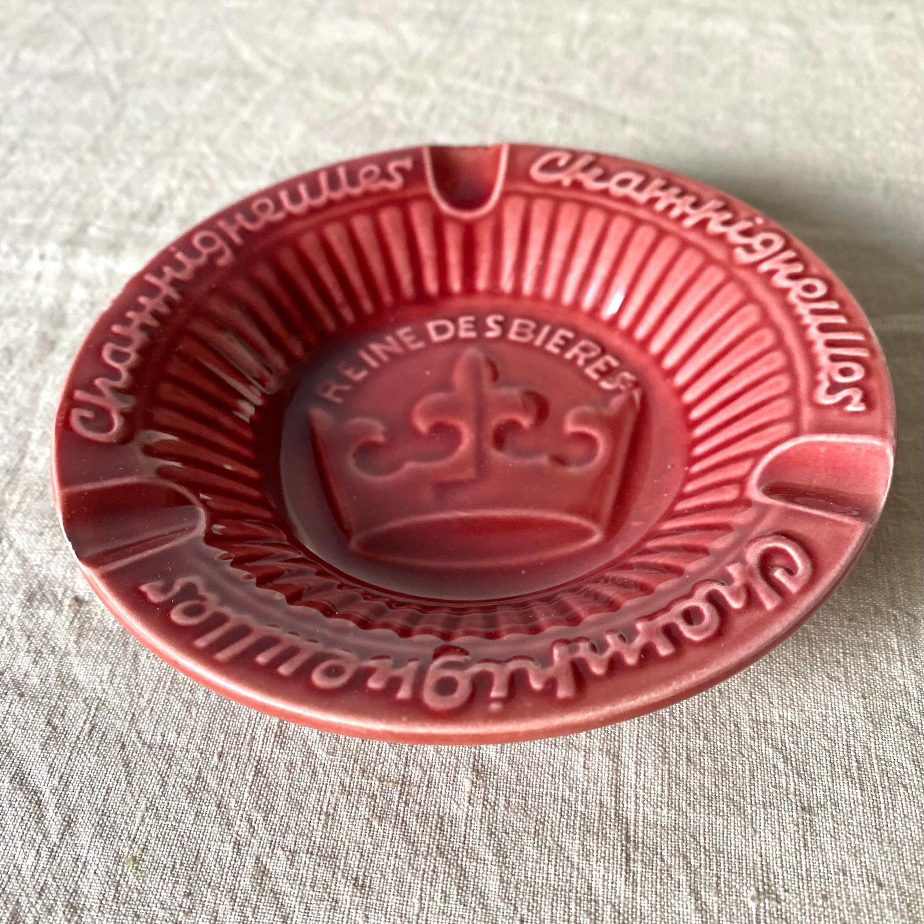 Queen of Beers advertising ashtray