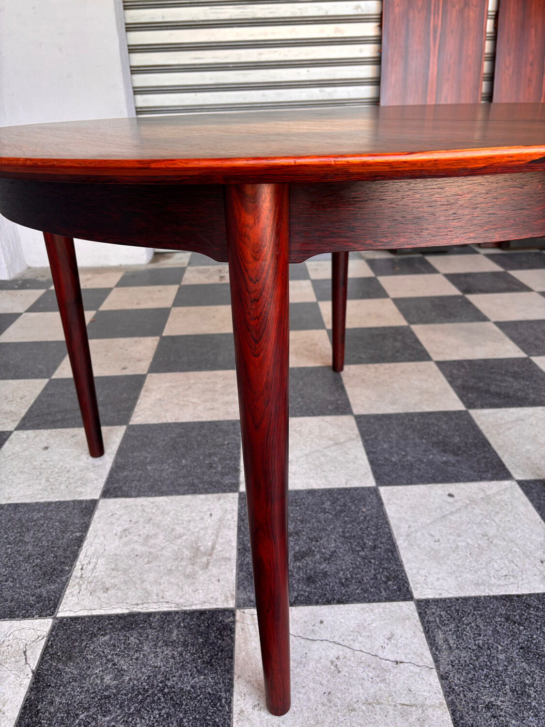 Table Arne Vodder en palissandre