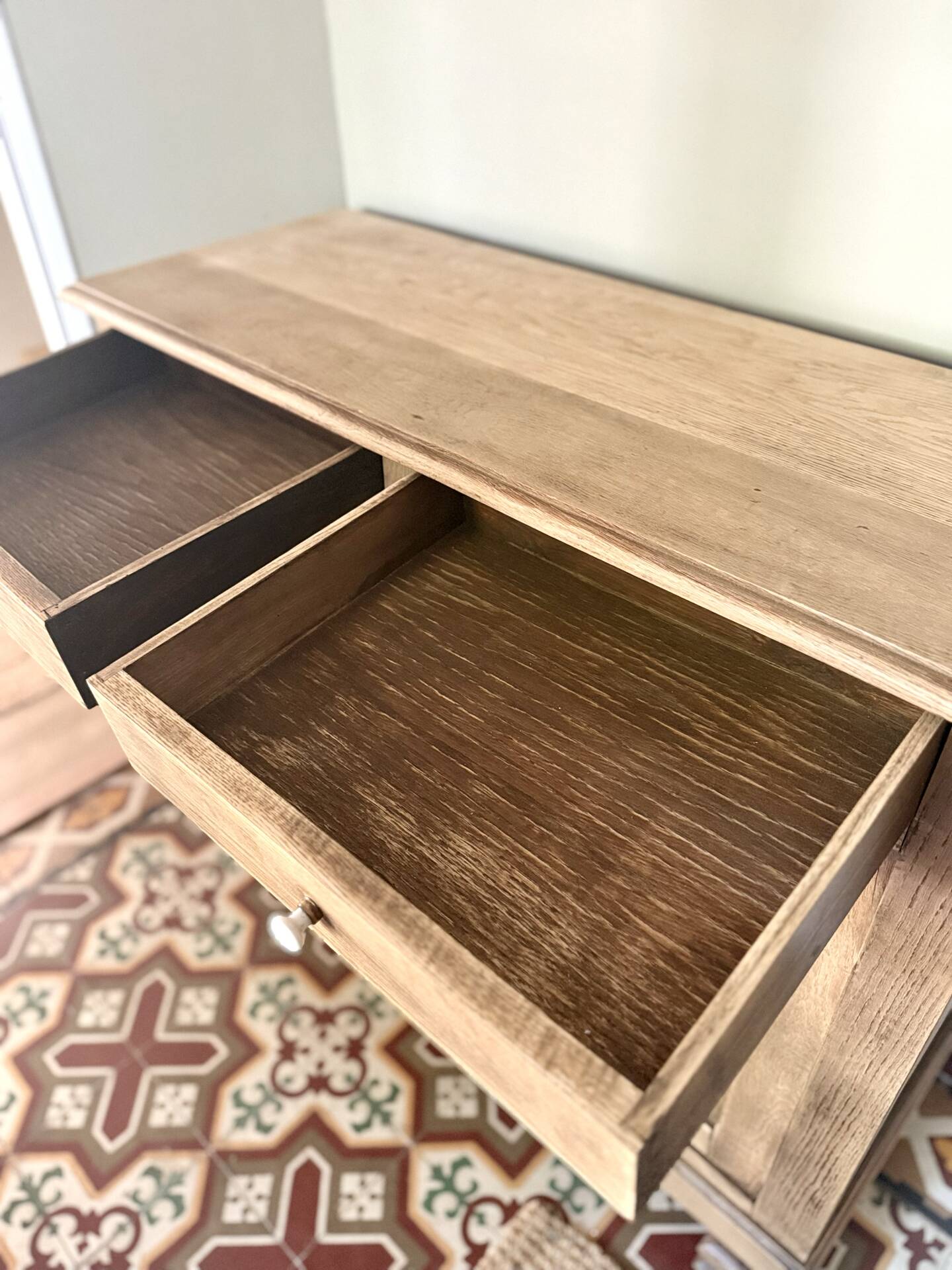 Solid oak sideboard