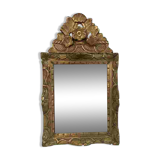 18th century mirror, Louis XVI period, gilded carved wood