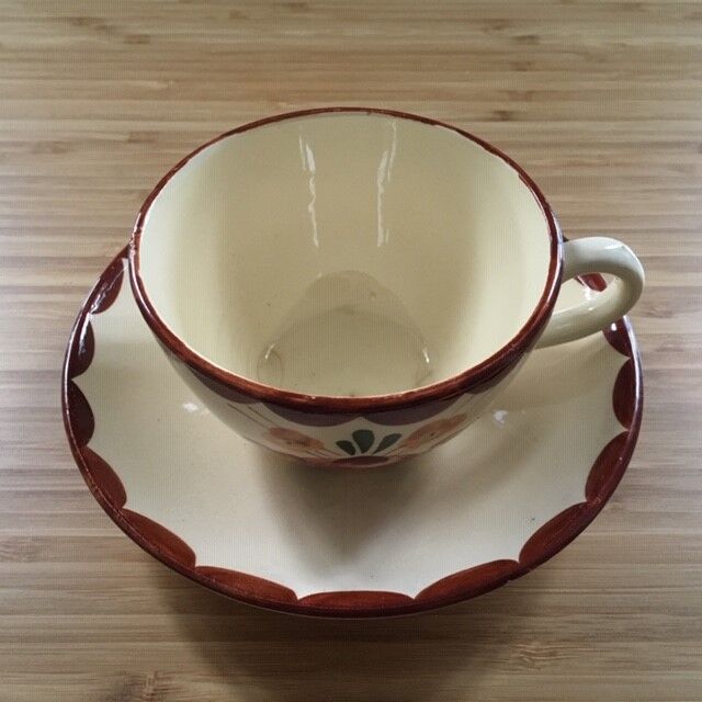 Retro cup and saucer
