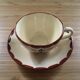 Tasse et soucoupe décor rétro