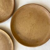 Set of 4 stoneware dessert plates