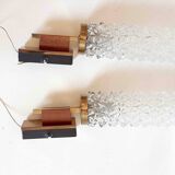 Pair of Scandinavian wall lights from the 70s