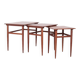 Danish design teak nesting tables, 1960s