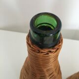 Set of 3 rattan bottles