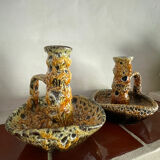 Bougeoir vintage en céramique