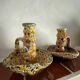 Vintage ceramic candle holder