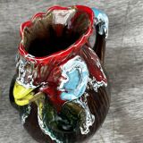 Vallauris Ceramic Rooster Pitcher - 1970s - H 20 cm