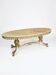 Table basse en bronze et marbre années 1960