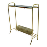 Attributed Gio Ponti Mid-Century Italian Spiral Brass Planter 1940