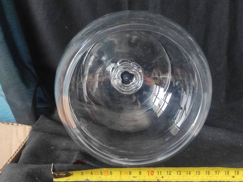 1960/80 Large signed seal cup / crystal / 1.5 liters