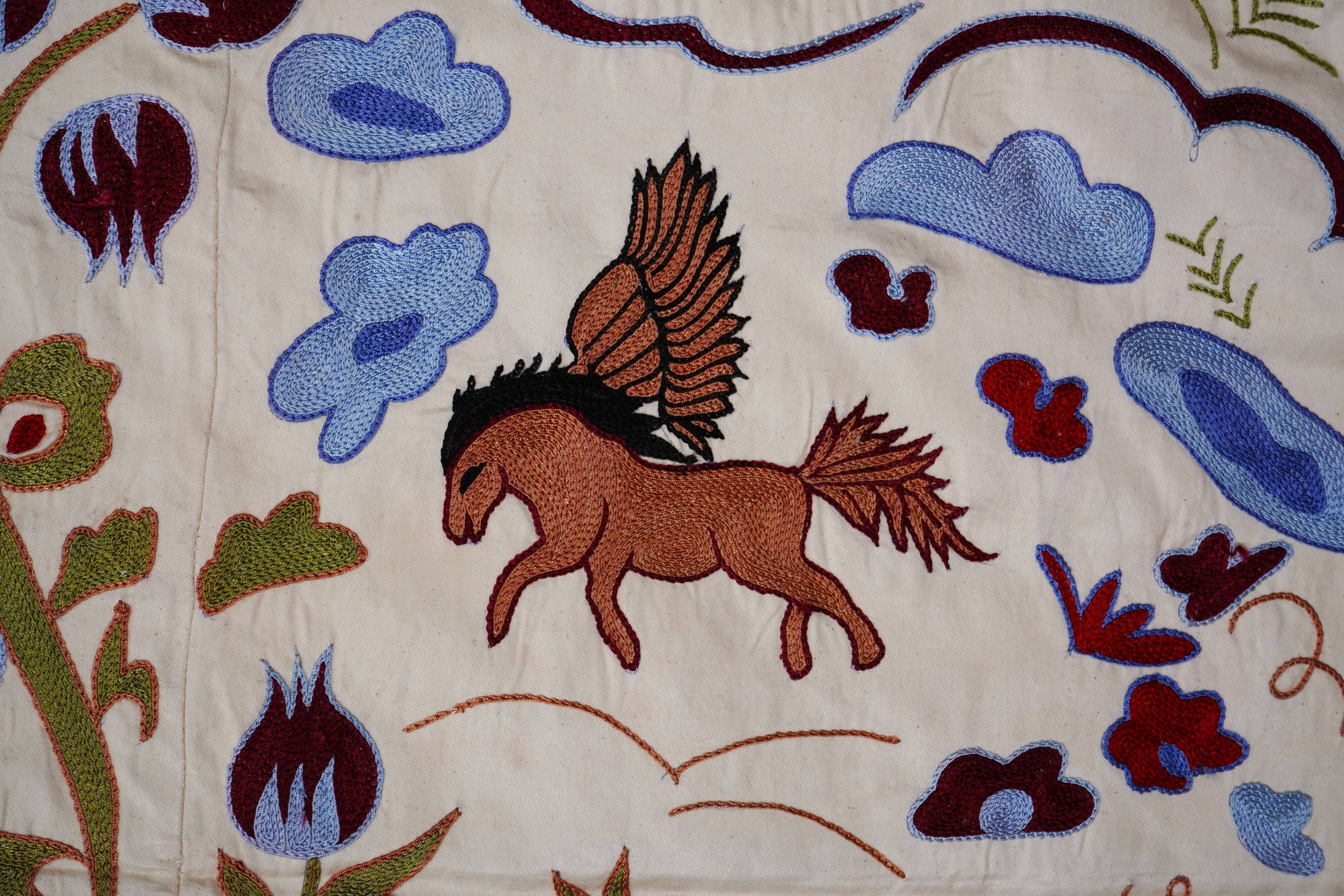 Hand-knotted rug, vintage Turkish rug 108x184 cm